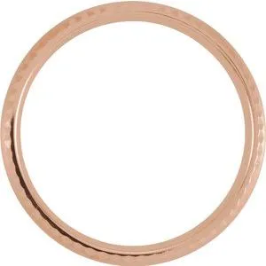 Faceted Edge Band with Satin Finish 52086 - 7 mm