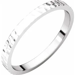 Flat Band with Hammer Finish 51530 - 2 mm - 6 mm
