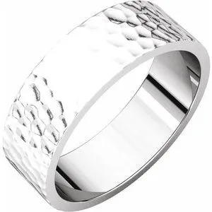 Flat Band with Hammer Finish 51530 - 2 mm - 6 mm