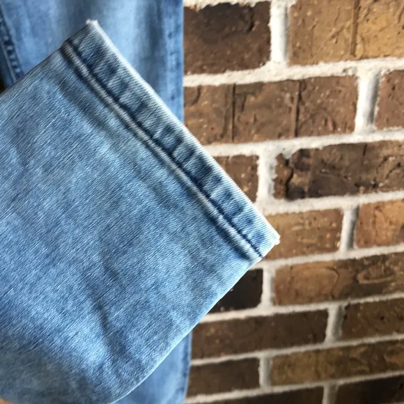 FREE PEOPLE Skinny 10” High Rise Skinny Jeans Destroyed Distressed