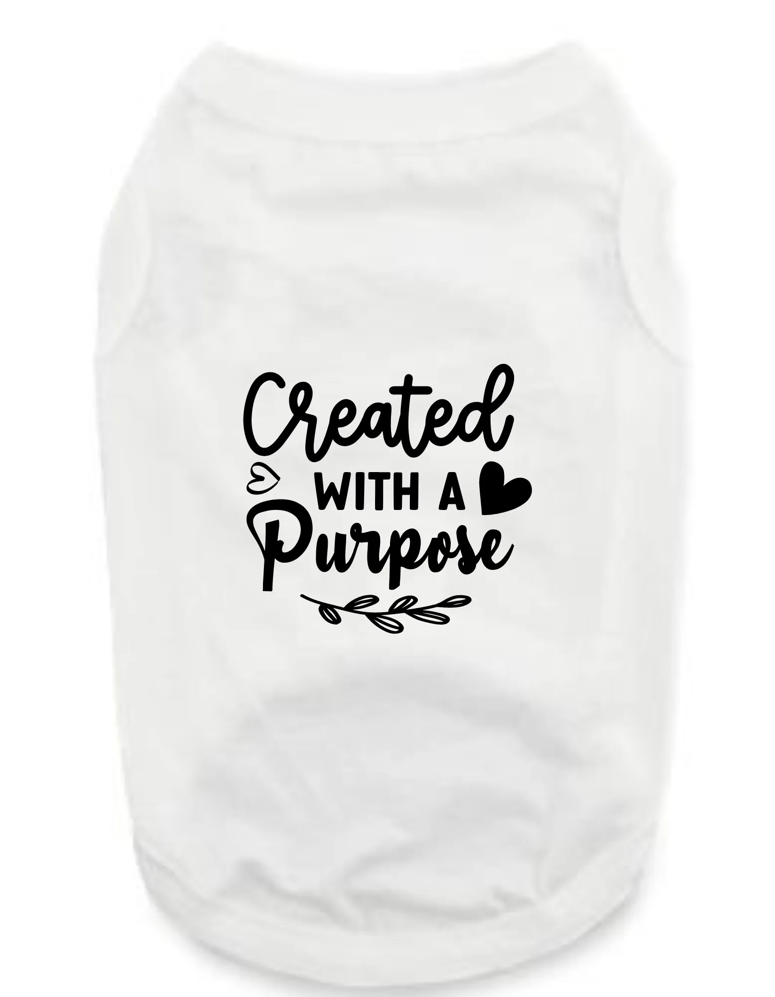 Funny Graphic Dog T-Shirt - Created with a Purpose