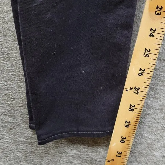G-Star Raw D-STAQ Jeans Women's 26 Black Mid Rise Skinny Denim NWOT MSRP $180