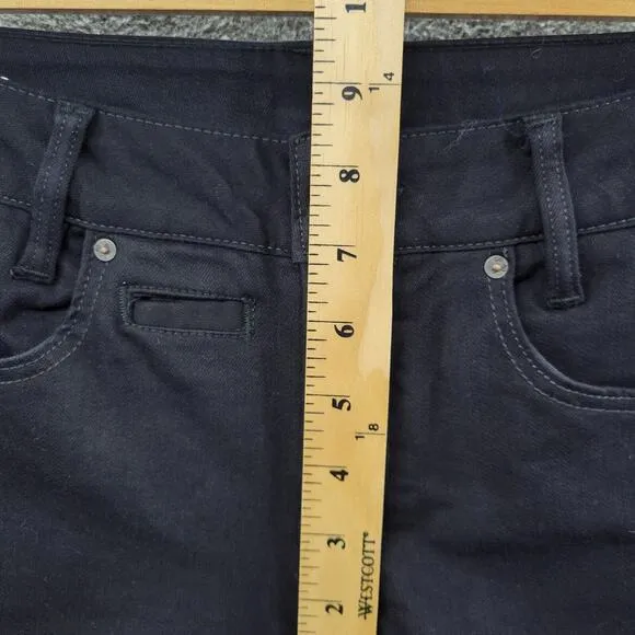 G-Star Raw D-STAQ Jeans Women's 26 Black Mid Rise Skinny Denim NWOT MSRP $180