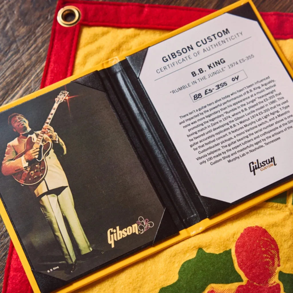 Gibson B.B. King Rumble in the Jungle 74 ES355 - Walnut