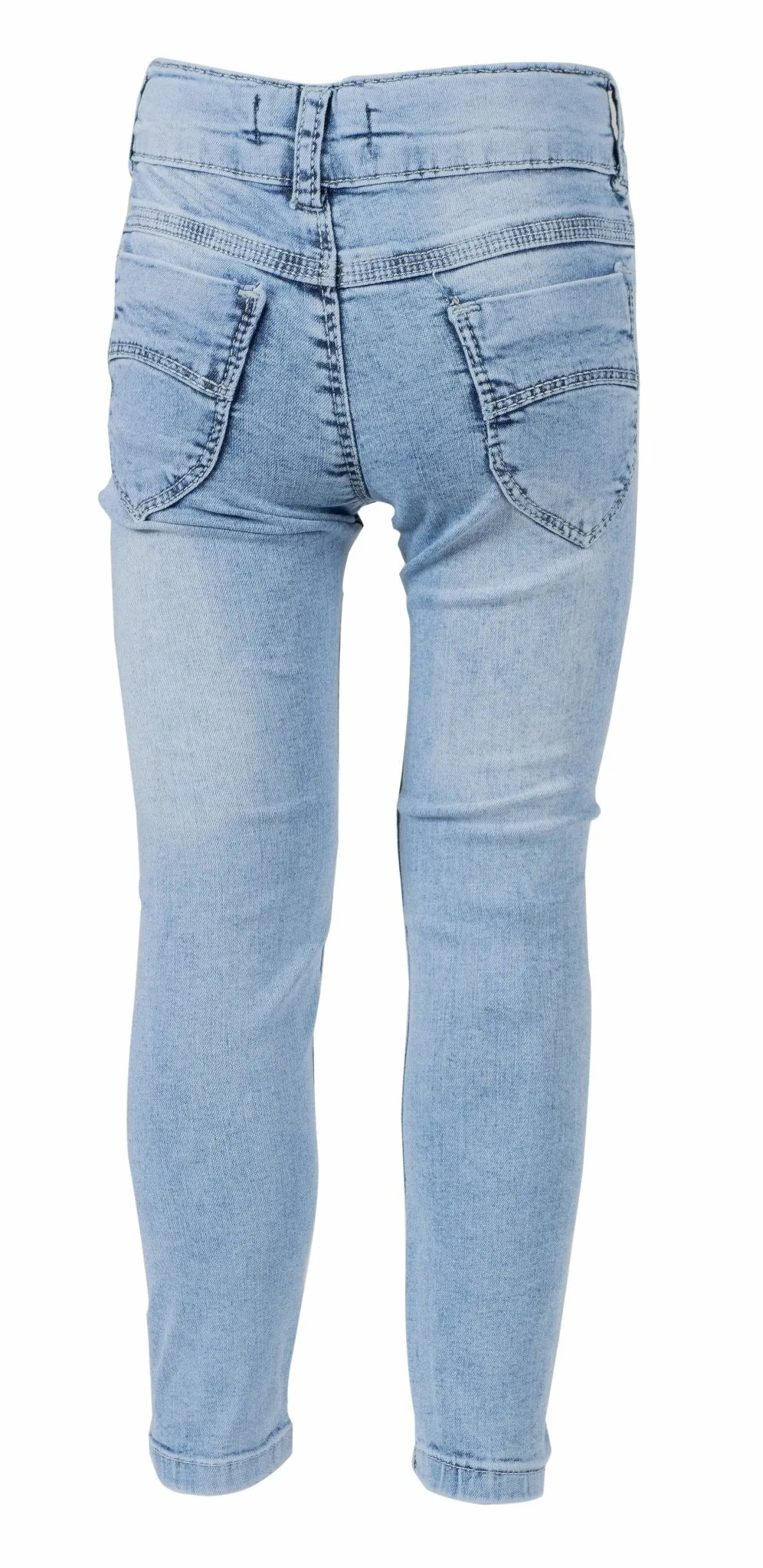 Girls' Blue Butterfly Jeans
