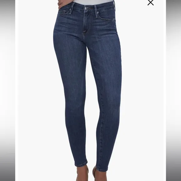 Good American Good Legs Blue Skinny Jeans Size 10/30