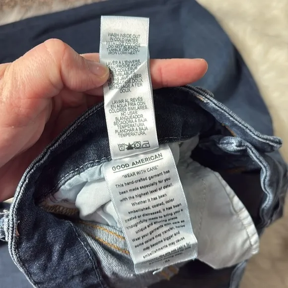 Good American Good Legs Blue Skinny Jeans Size 10/30