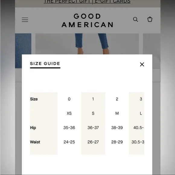 Good American POWER STRETCH PULL-ON SKINNY JEANS M
