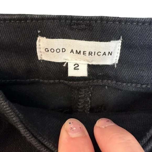 Good American POWER STRETCH PULL-ON SKINNY JEANS M