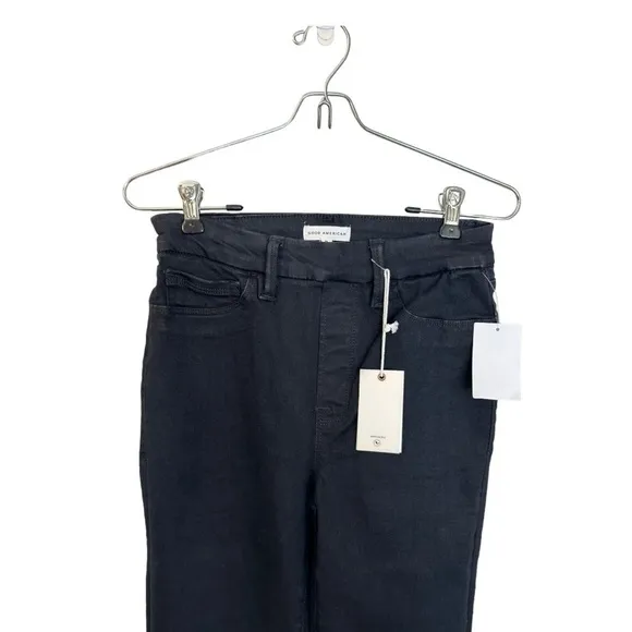 Good American POWER STRETCH PULL-ON SKINNY JEANS M