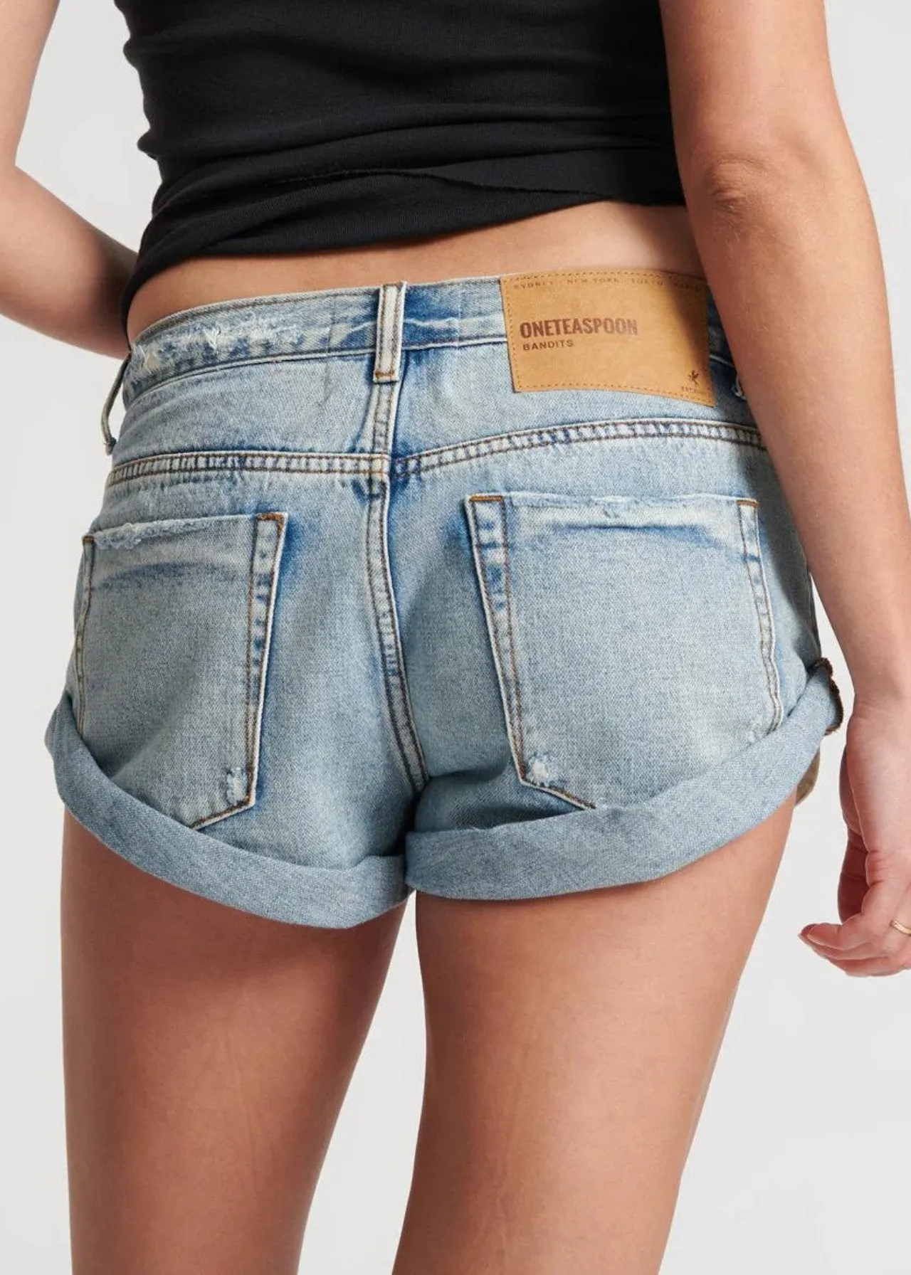 Hendrixe Bandit Low Waist Denim Short