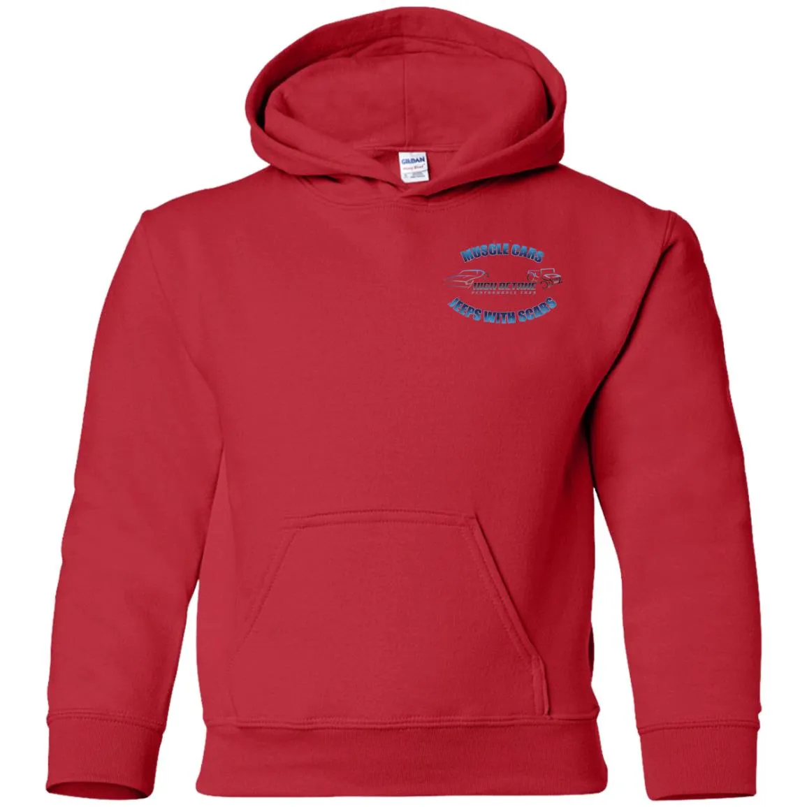 High Octane G185B Gildan Youth Pullover Hoodie