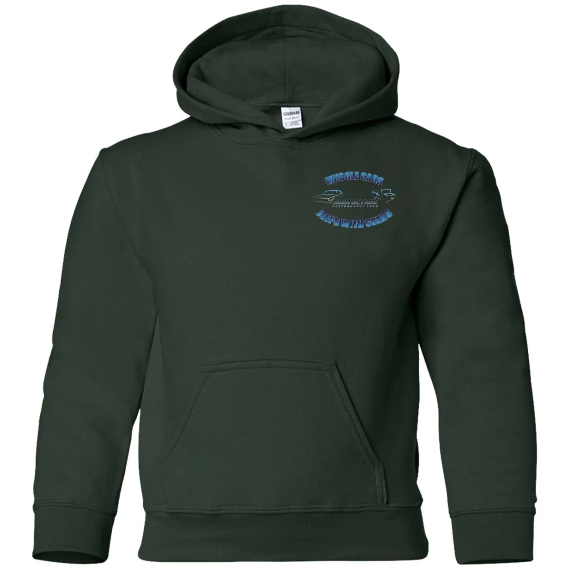 High Octane G185B Gildan Youth Pullover Hoodie