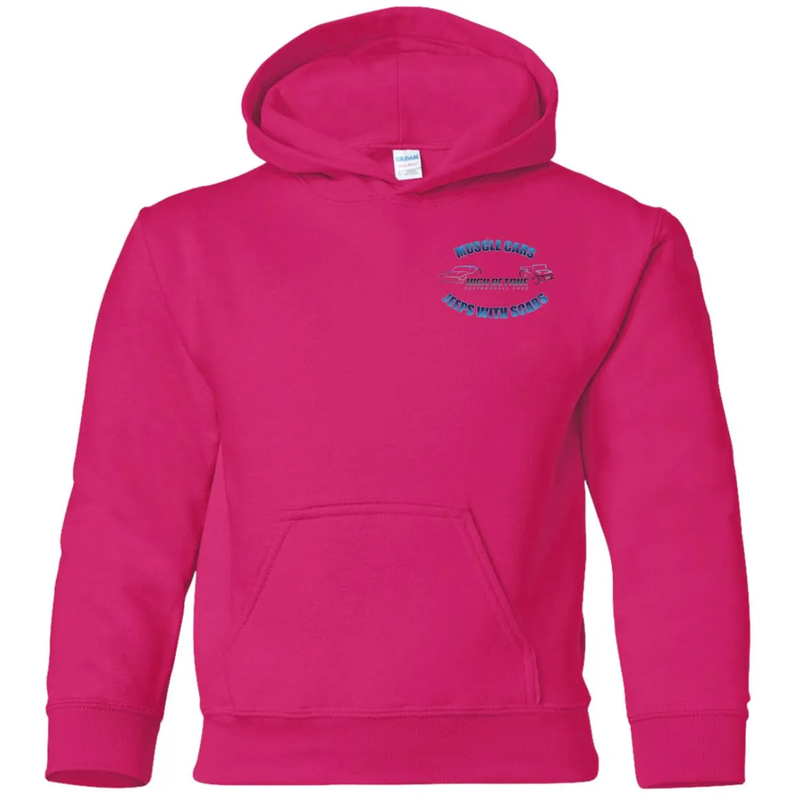 High Octane G185B Gildan Youth Pullover Hoodie