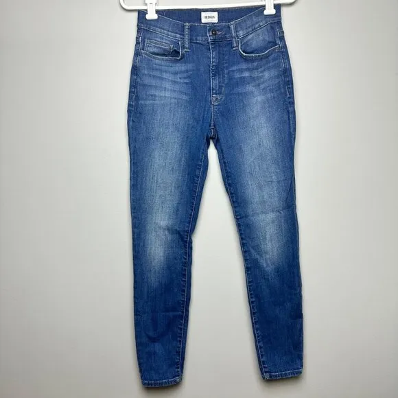 Hudson | Blair High Rise Skinny Ankle Denim Blue Jeans | Size 26