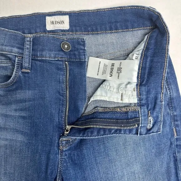 Hudson | Blair High Rise Skinny Ankle Denim Blue Jeans | Size 26