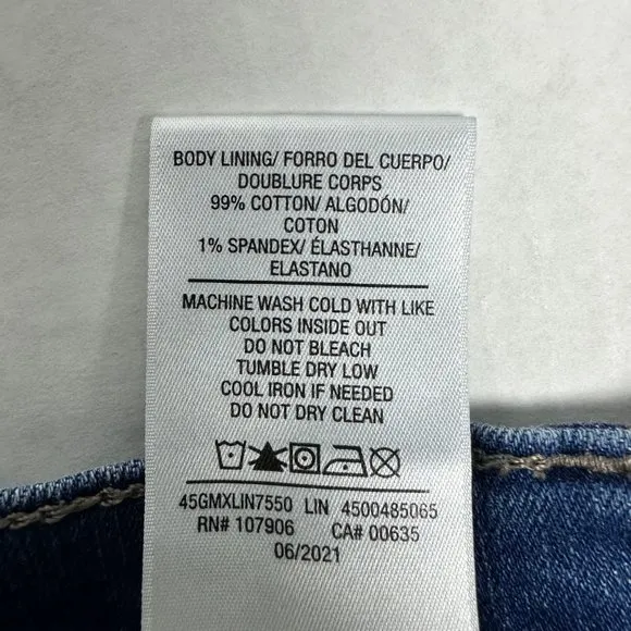 Hudson | Blair High Rise Skinny Ankle Denim Blue Jeans | Size 26