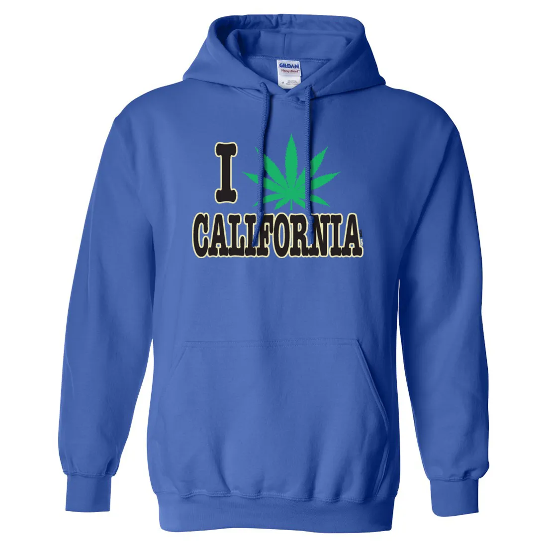 I Love Pot California Sweatshirt Hoodie