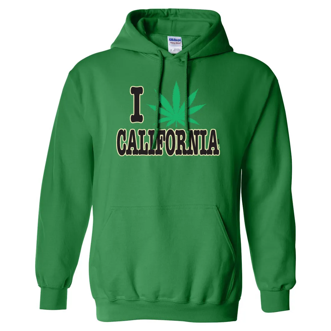 I Love Pot California Sweatshirt Hoodie