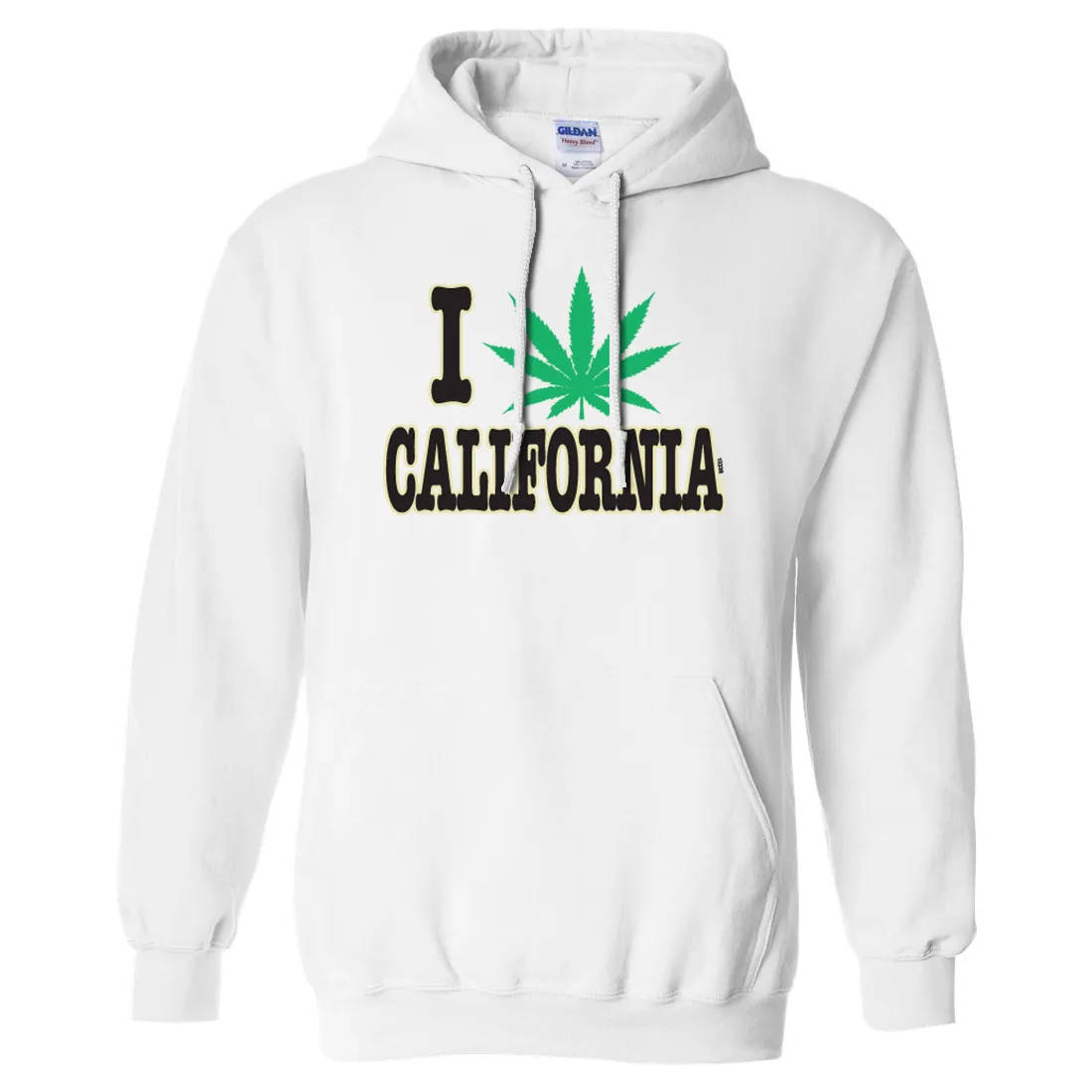 I Love Pot California Sweatshirt Hoodie