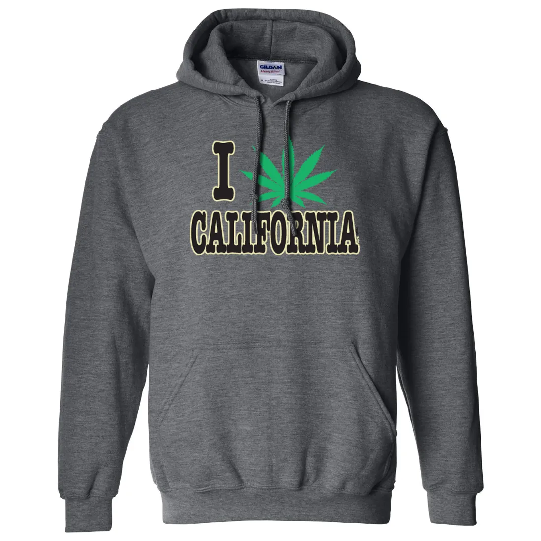 I Love Pot California Sweatshirt Hoodie