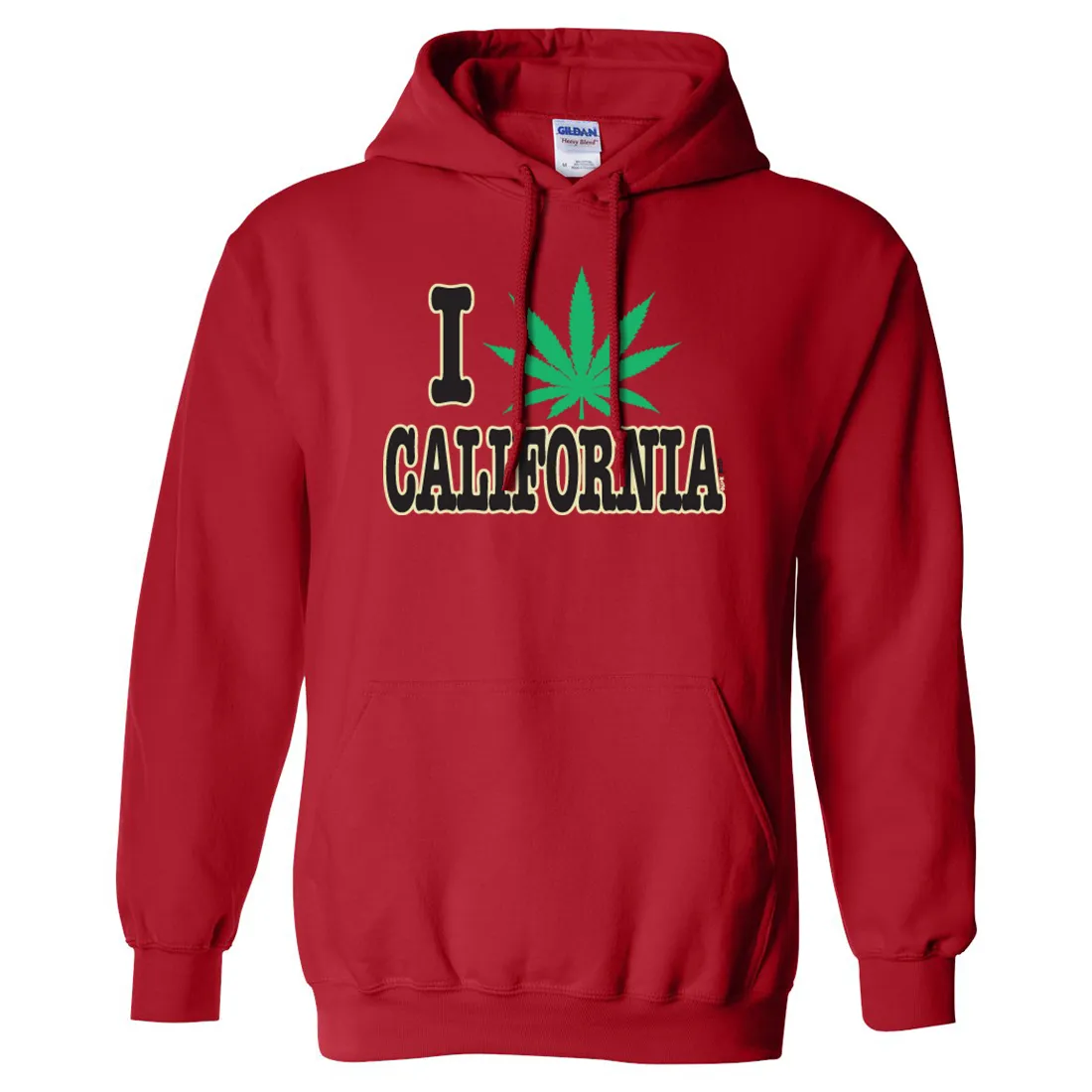 I Love Pot California Sweatshirt Hoodie