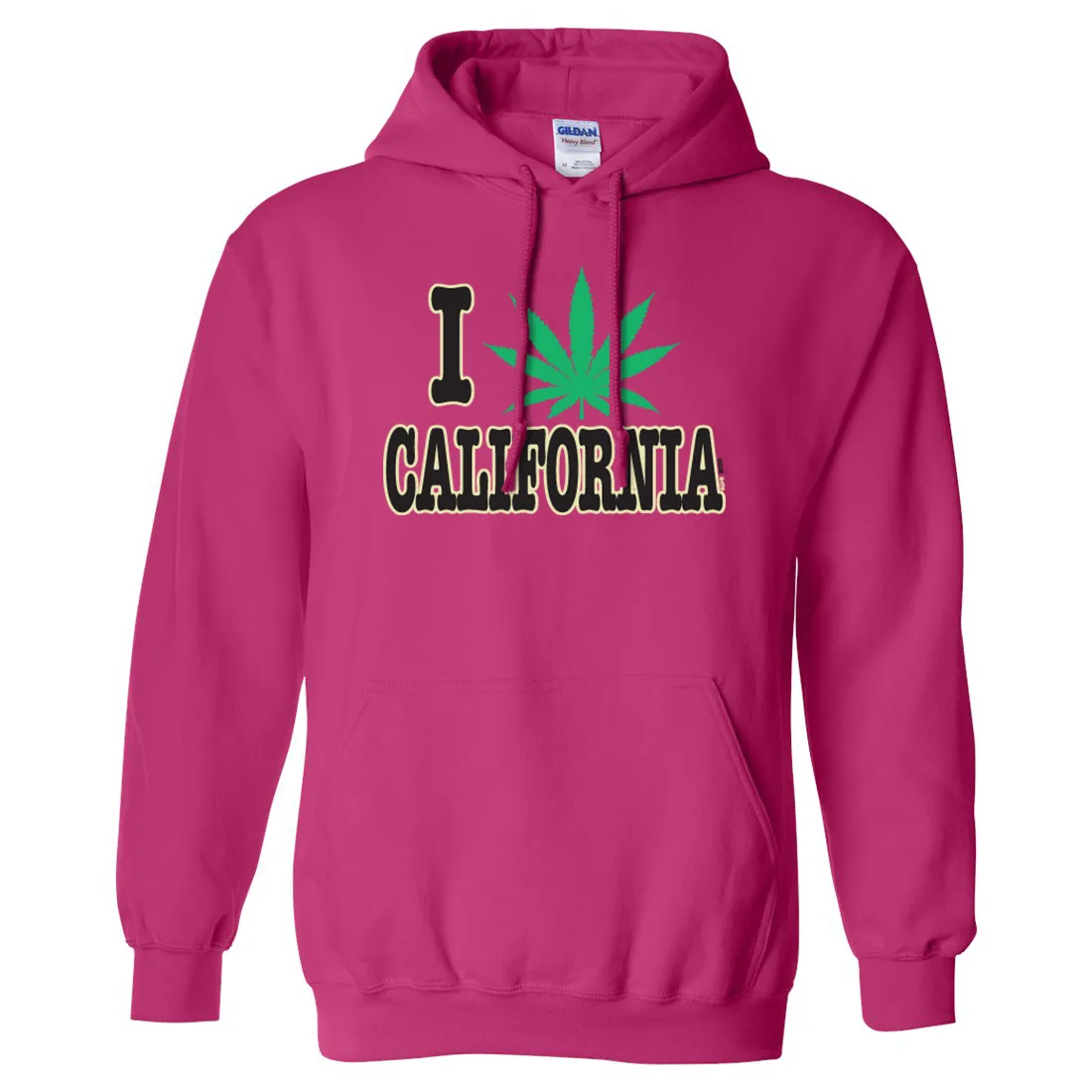 I Love Pot California Sweatshirt Hoodie