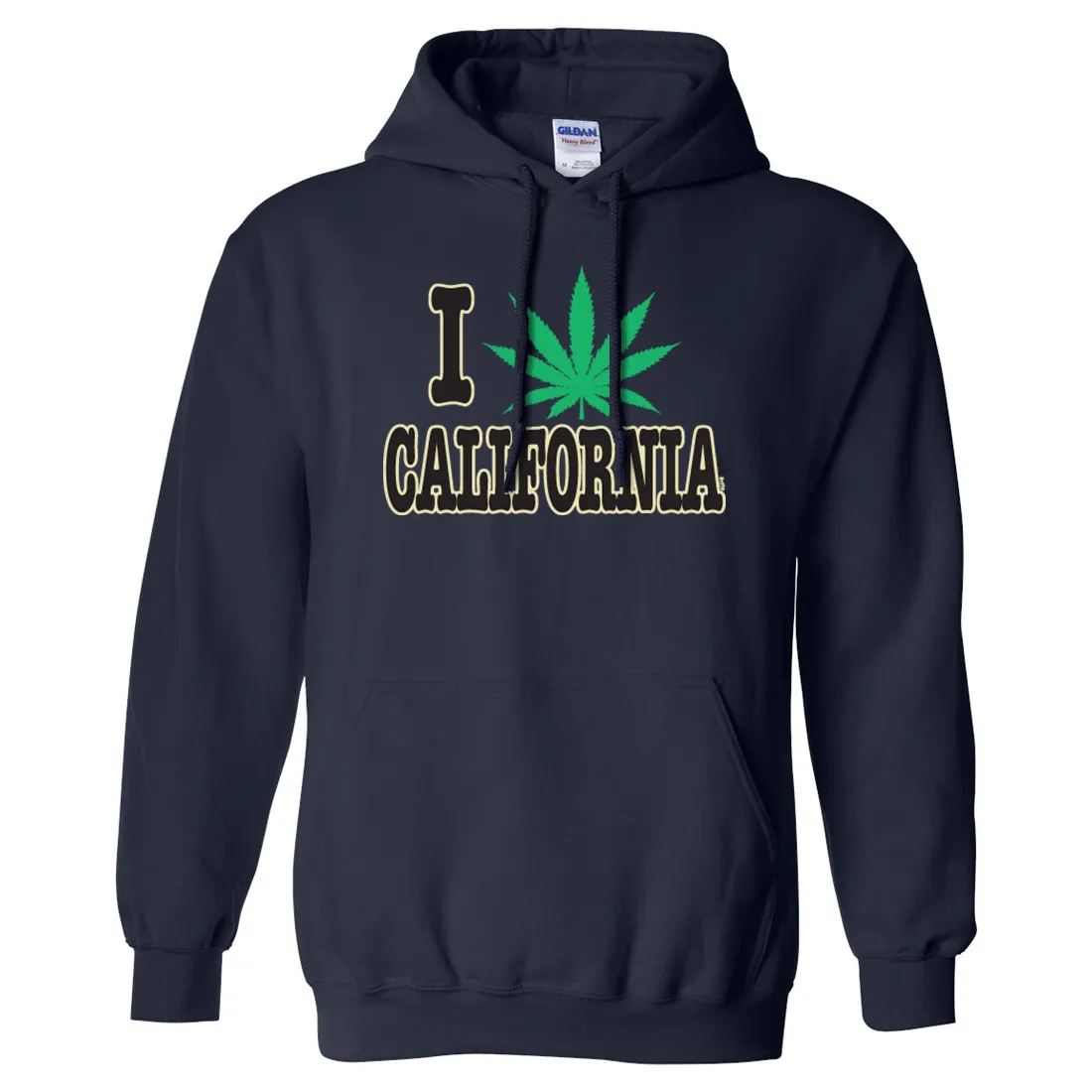 I Love Pot California Sweatshirt Hoodie