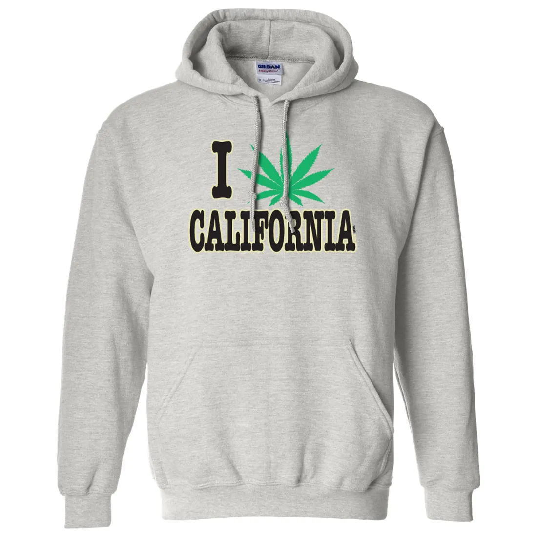 I Love Pot California Sweatshirt Hoodie