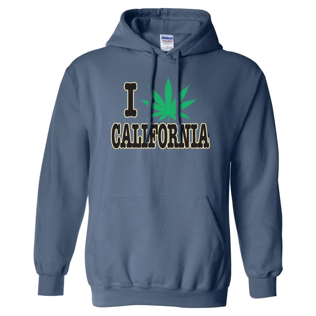 I Love Pot California Sweatshirt Hoodie