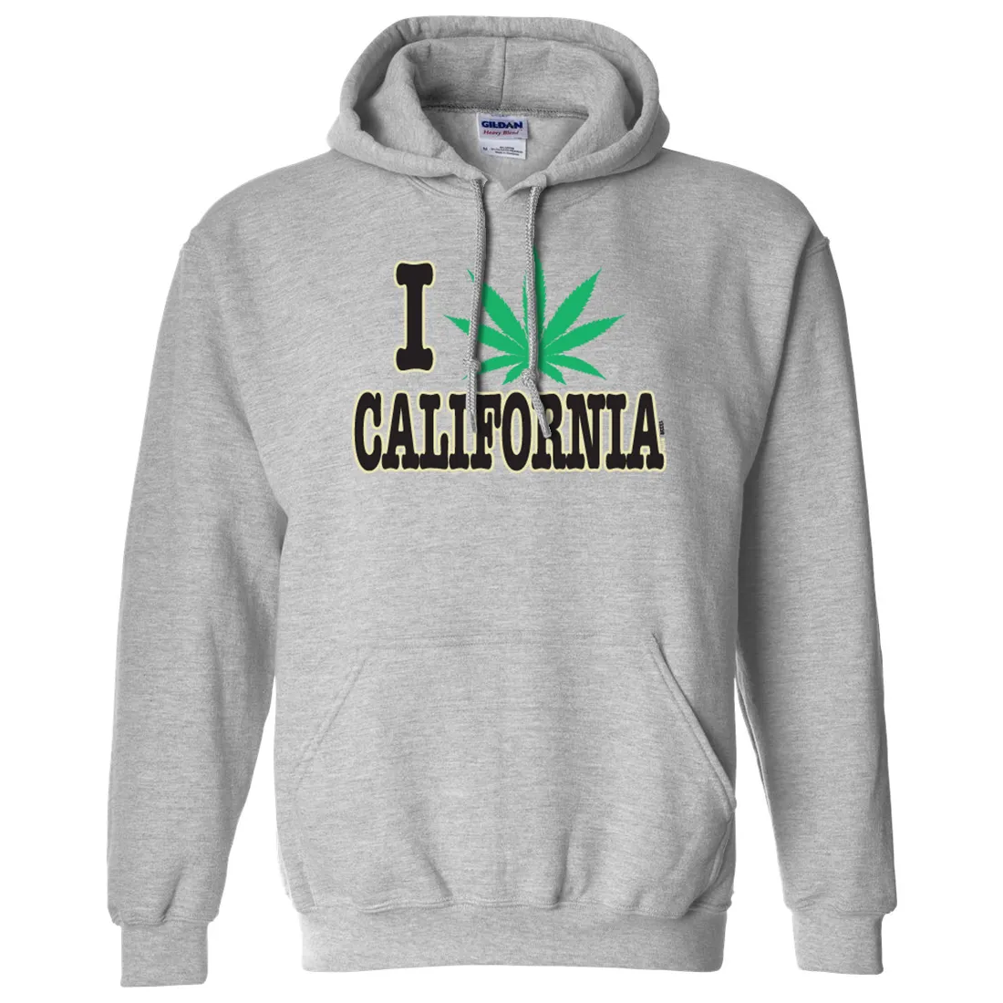 I Love Pot California Sweatshirt Hoodie