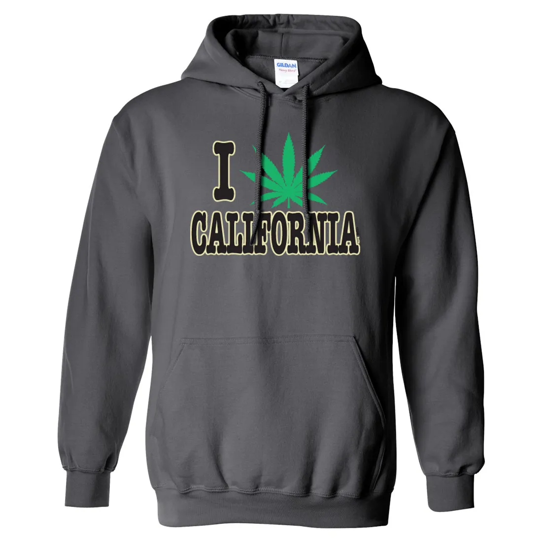 I Love Pot California Sweatshirt Hoodie