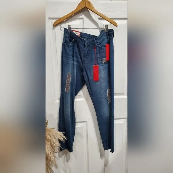 J-LO Skinny Ankle Mid Rise Jeans