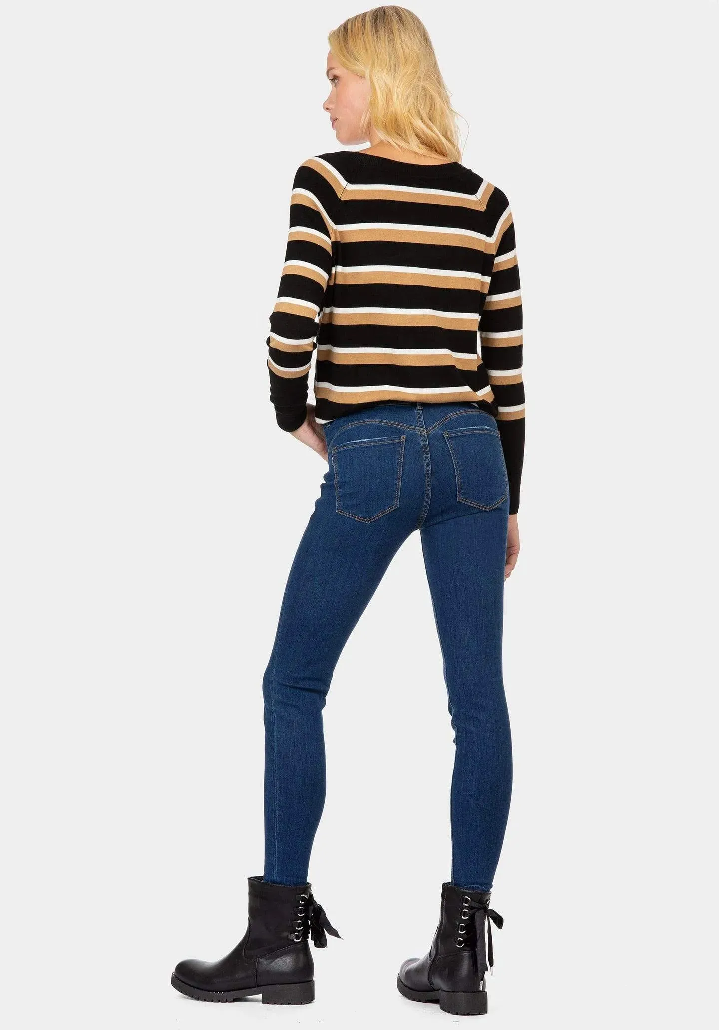 Jeans Body Curve 47 Skinny Tiro Alto