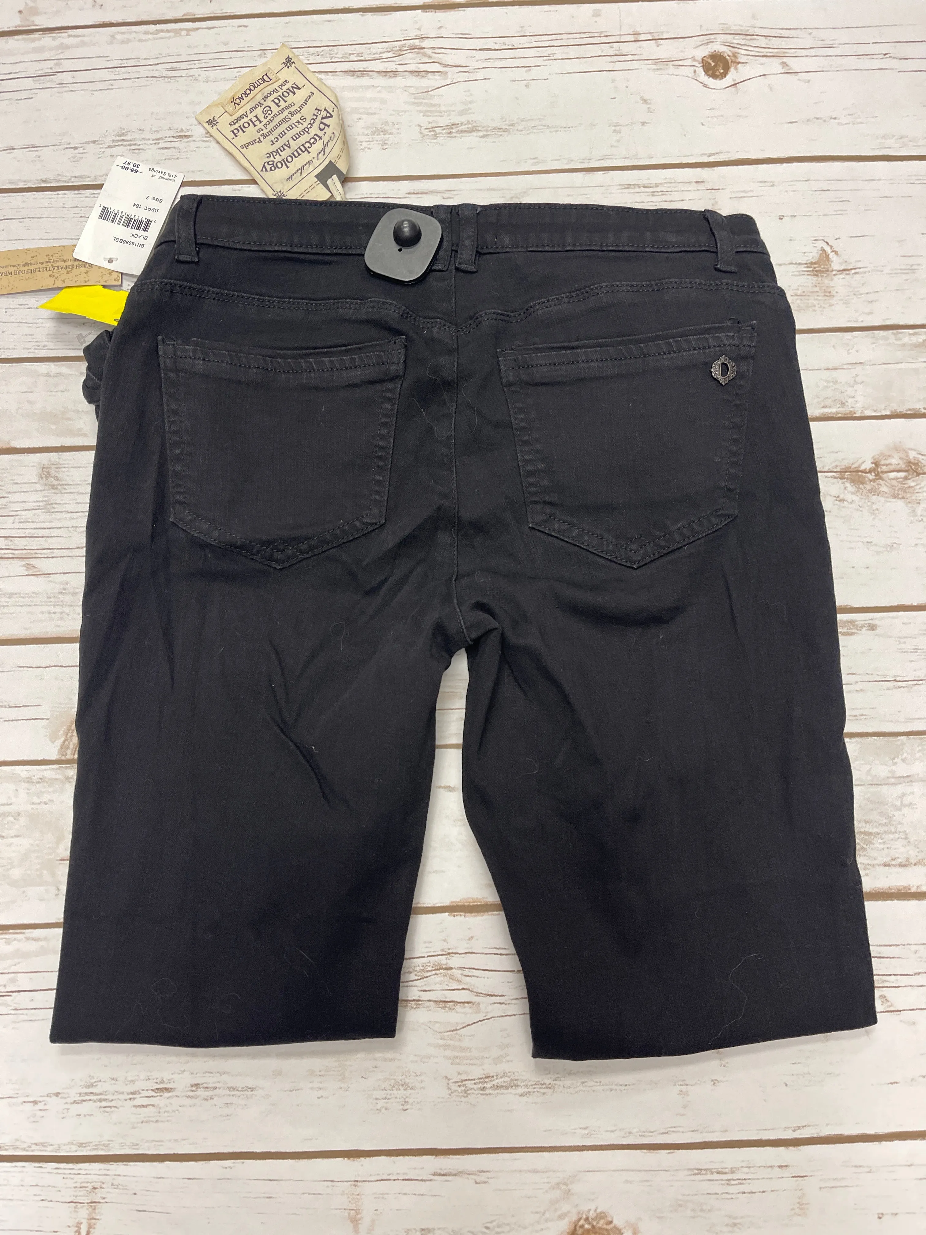 Jeans Skinny By Democracy In Black Denim, Size: 2