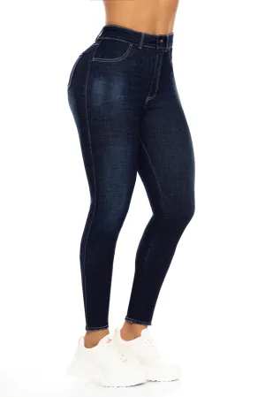 JEANS SUPER STRETCH AZUL OSCURO 01406CA-DM09