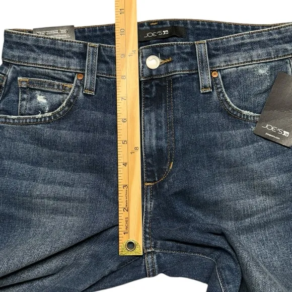 Joe's Jeans Boyfriend Slim Ankle Jeans Womens Size 24 NWT Blue Denim Distressed