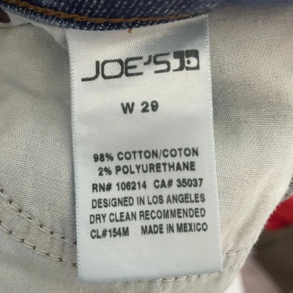 Joe's Jeans Distressed Denim Gessa Shorts Size 29