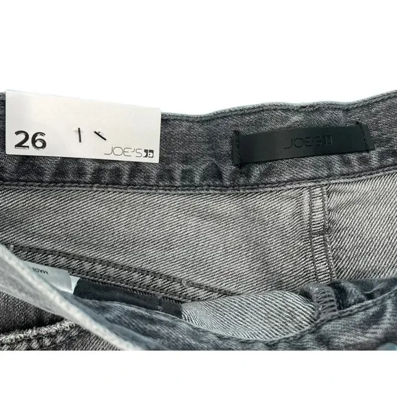 Joe's Jeans High rise Denim Gray Shorts Size 26 Distressed Emmy 3&quot; length
