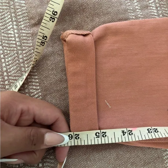 Joe's Jeans The Icon Mid-Rise Skinny Crop in Blush | Sz 29 | NWT