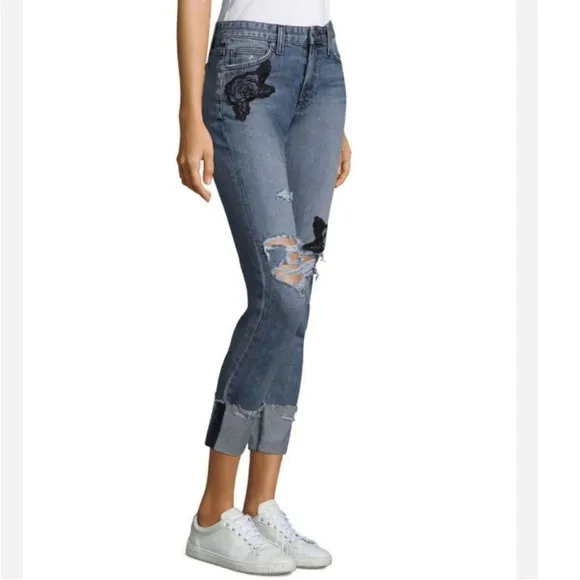 Joe's Jeans The Smith Mid Rise Straight Ankle Rose