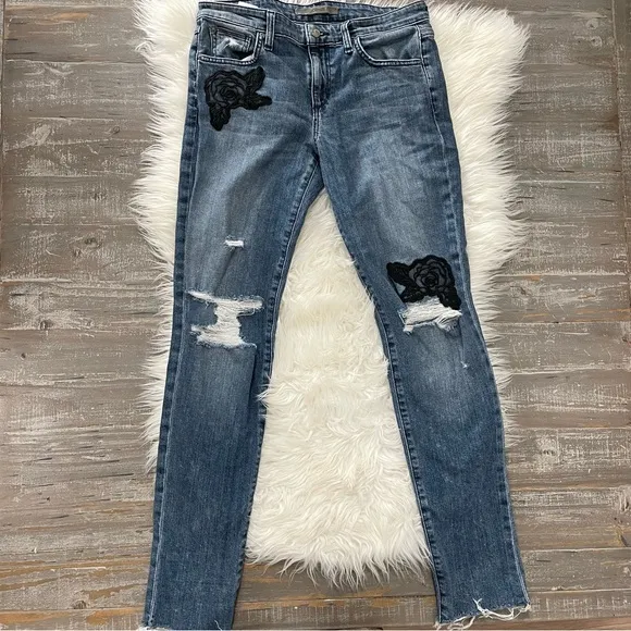 Joe's Jeans The Smith Mid Rise Straight Ankle Rose