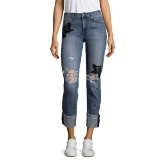Joe's Jeans The Smith Mid Rise Straight Ankle Rose