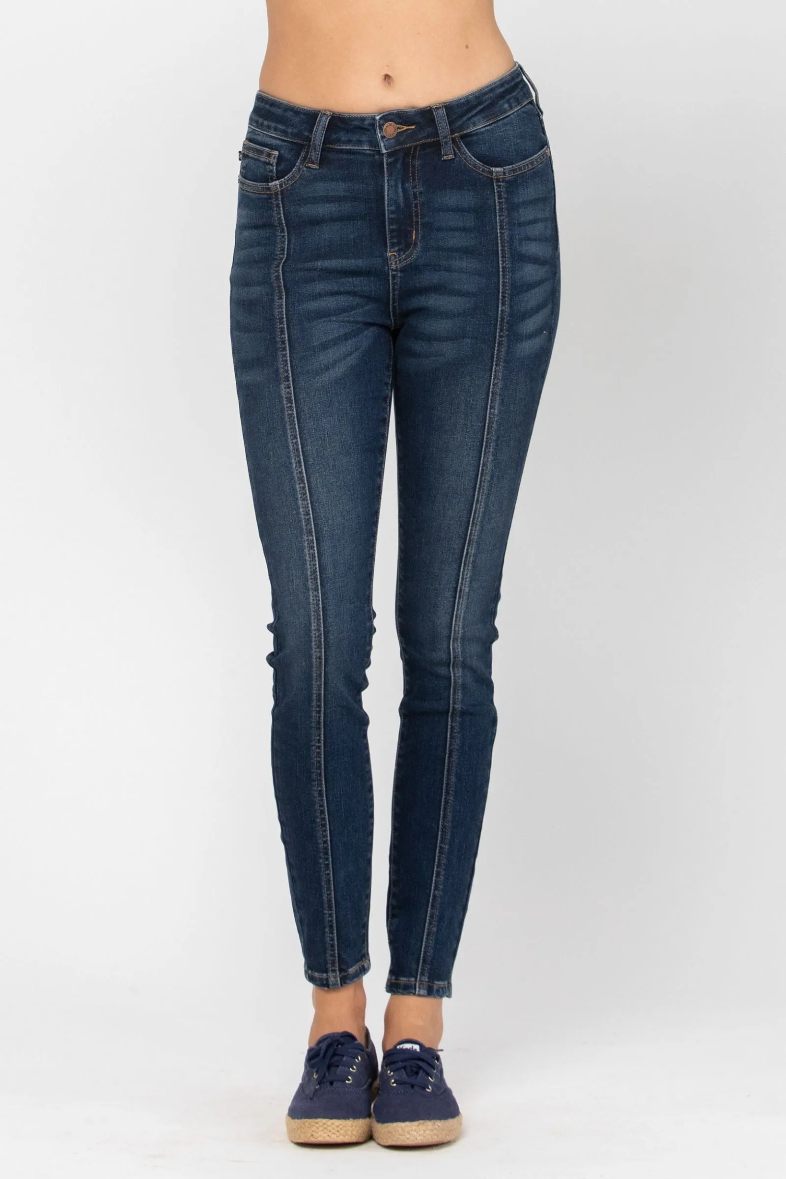 Judy Blue Byers Mid Seam Stiched Skinny Jeans