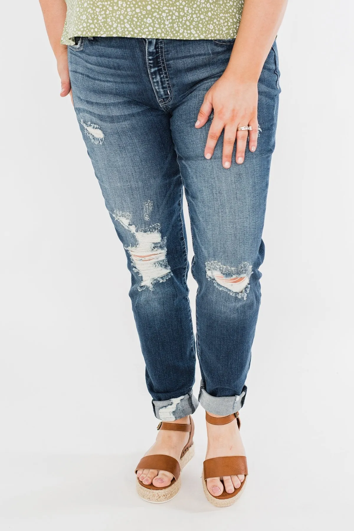 KanCan Distressed Jeans- Ariel Wash