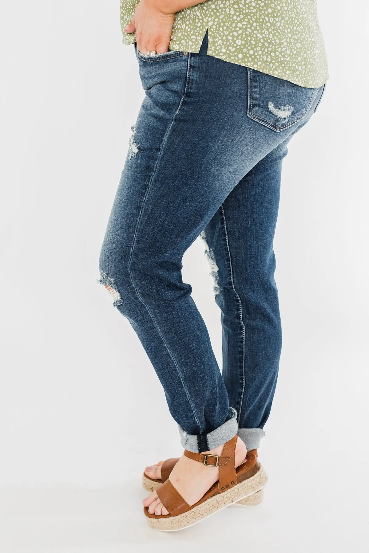 KanCan Distressed Jeans- Ariel Wash