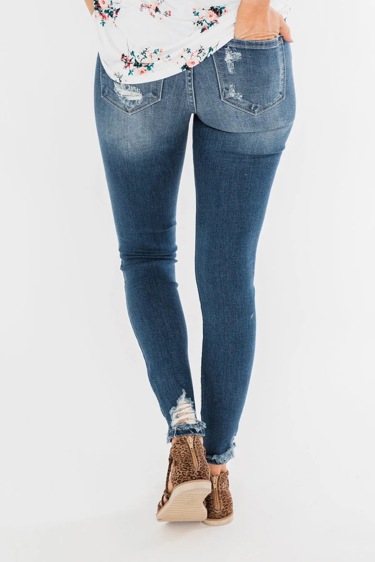 KanCan Distressed Jeans- Ariel Wash