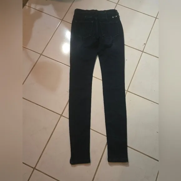 Kancan Skinny Jeans 23 W, 31 L Dark Blue Slim Stretch Denim Mid Rise Jegging