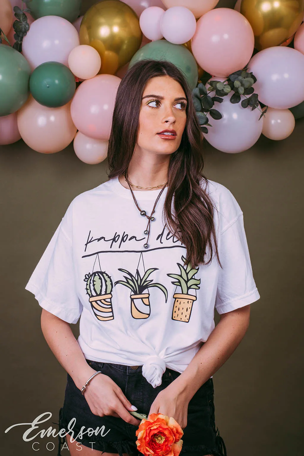 Kappa Delta Potted Plants Basic PR Tee