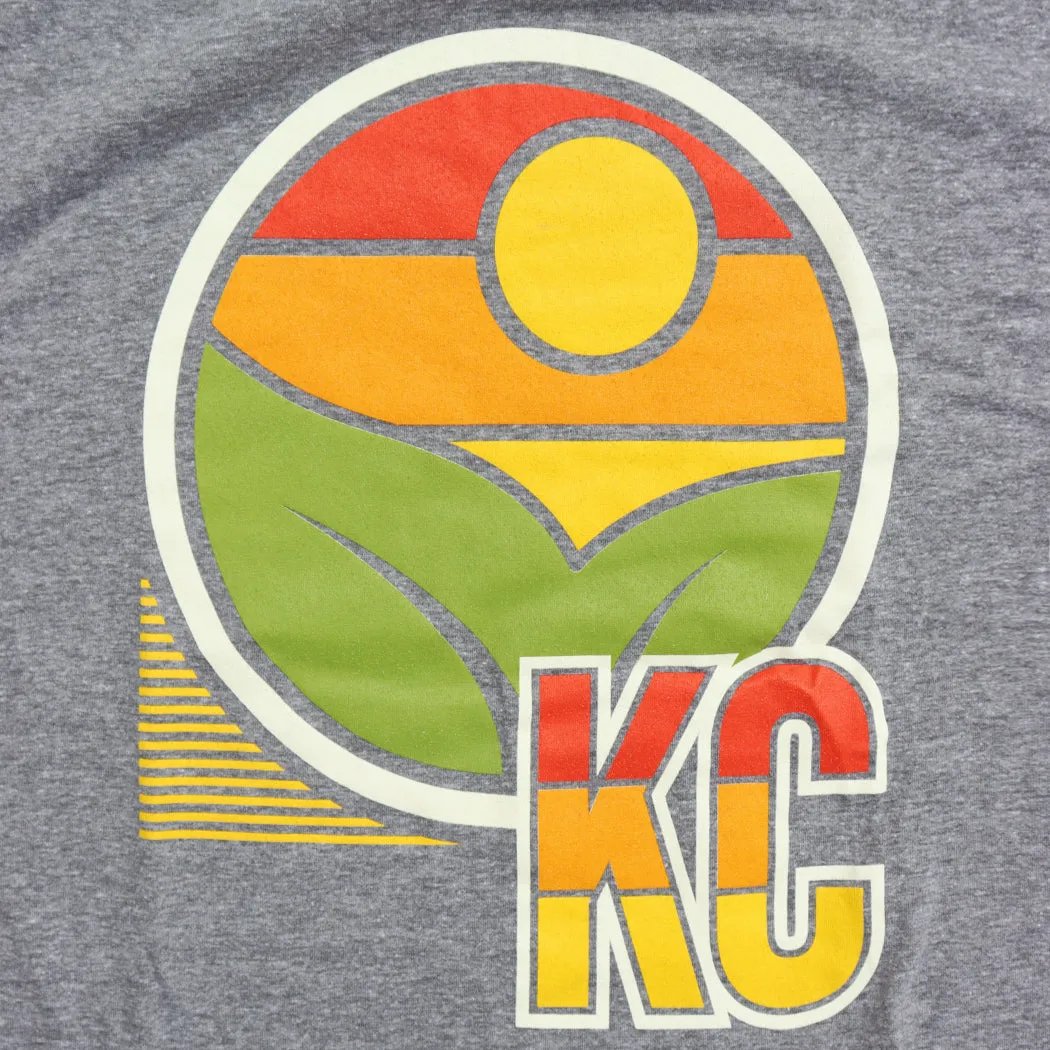 'KC Sunset' Gray Graphic Tee